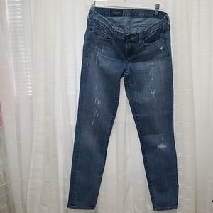 J. Crew Toothpick Distressed Jeans - Ankle Jeans